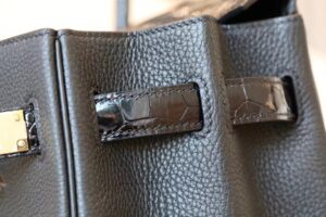 Hermès Birkin Touch 30 Niloticus/Togo Black