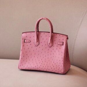 birkin 25 ostrich pink