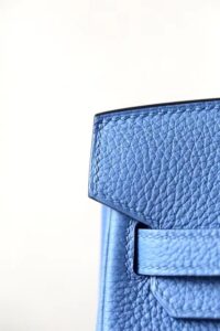 Hermes Birkin 40 Bag R2 Blue Agate Evercolor SHW