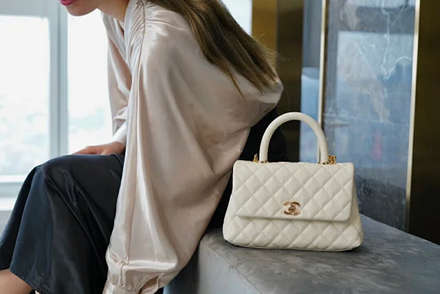 chanel white bag with handle, vente incroyable Enregistrer le 76%éro  disponible 