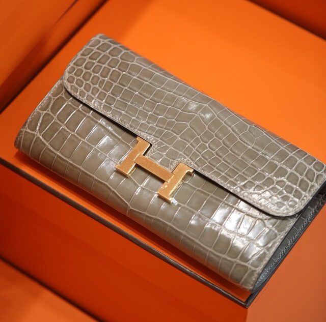 hermes constance wallet crocodile